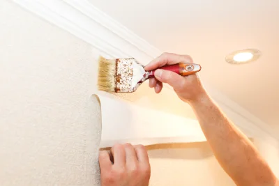 Pose de papier peint à Champosoult — revêtements muraux et toiles de verre